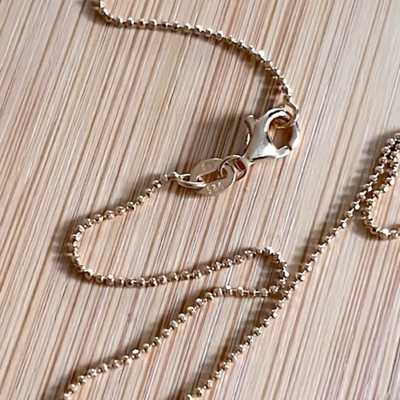 Brand New Bleu Sage 14K Gold Plated Sterling Silver 18" Chain Cross Necklace - Picture 5 of 12